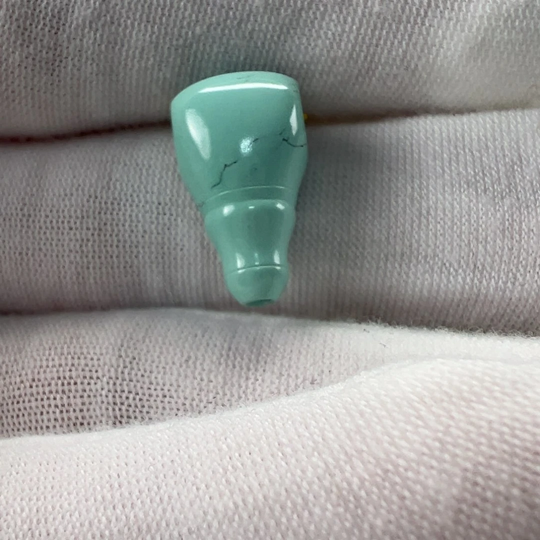 未镶嵌绿松石三通9.6mm