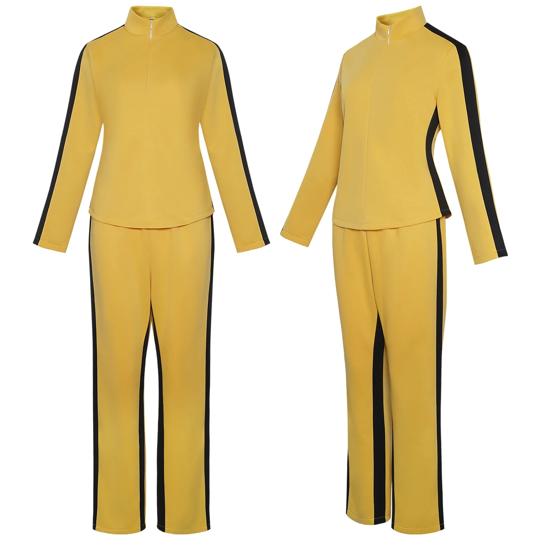 杀死比尔cos服万圣节新娘Kill Bill黄色套装cosplay二次元舞台服