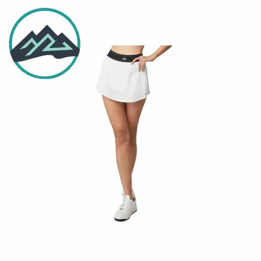 【北美新贵】Alo yoga MATCH POINT迷你平角松紧腰带网球裙休闲短裙