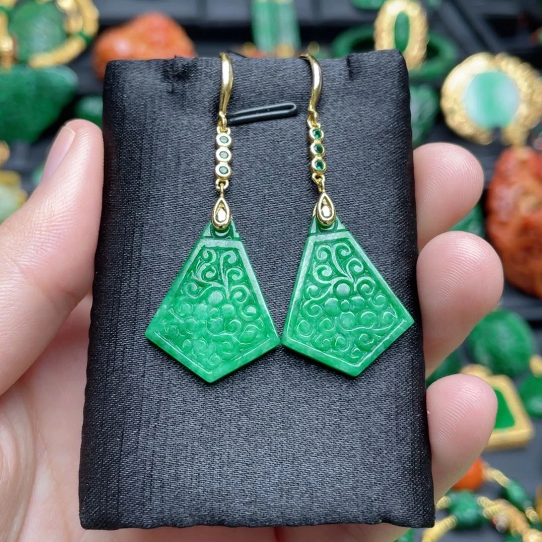 翡翠银S925镶嵌颈饰