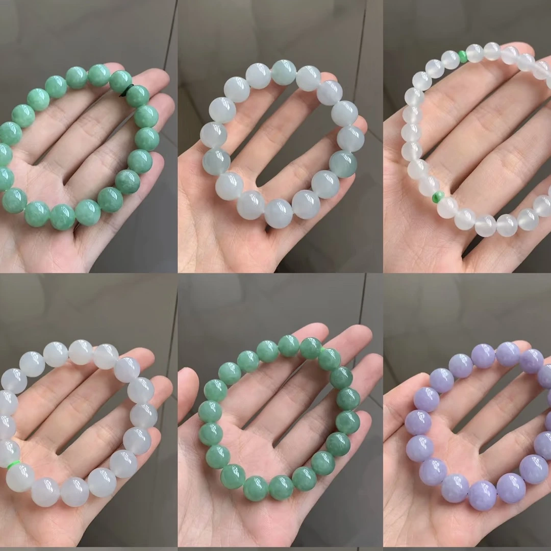 天然A货翡翠手串 改价链接（单拍无效）