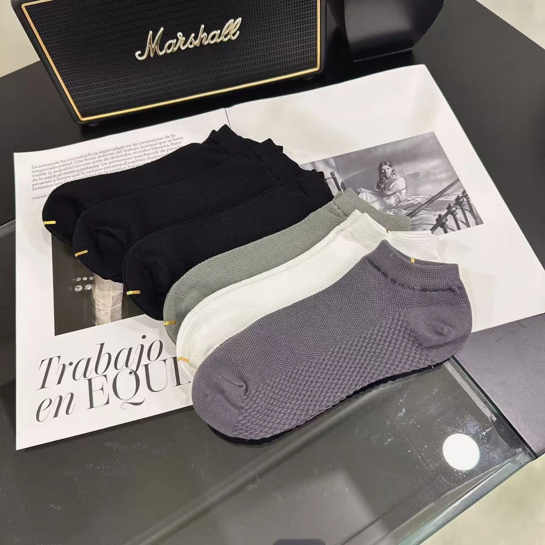 【问问爸男装】春季新款时尚百搭舒适短袜5030936