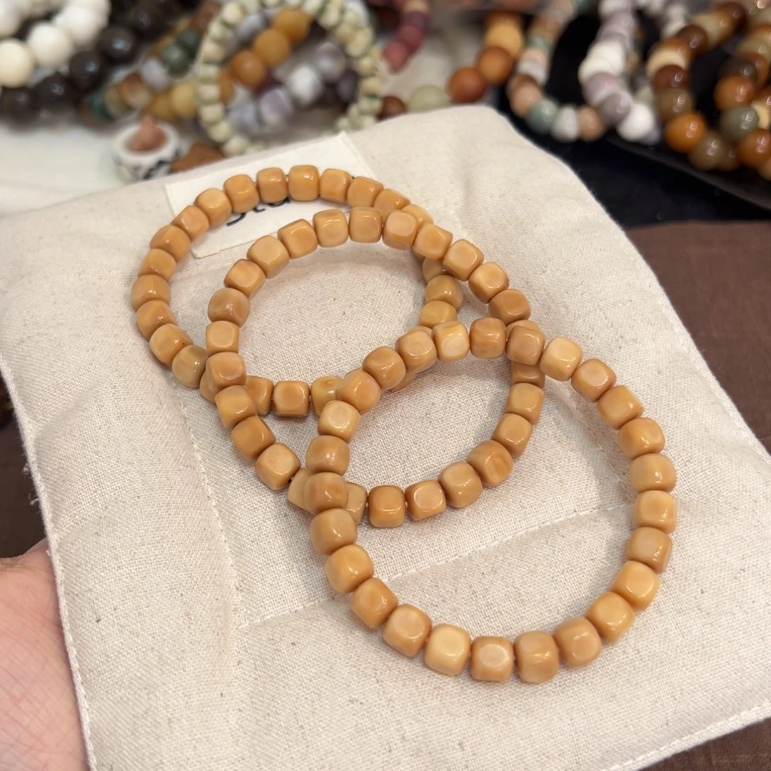 菩提根/象牙果吊坠六方