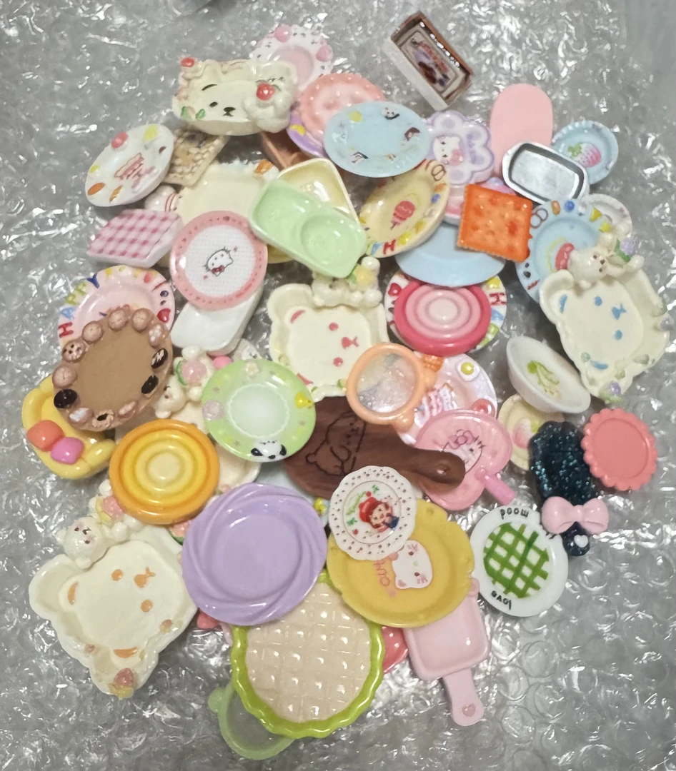 【直播间代拆】diy树脂盘子混款