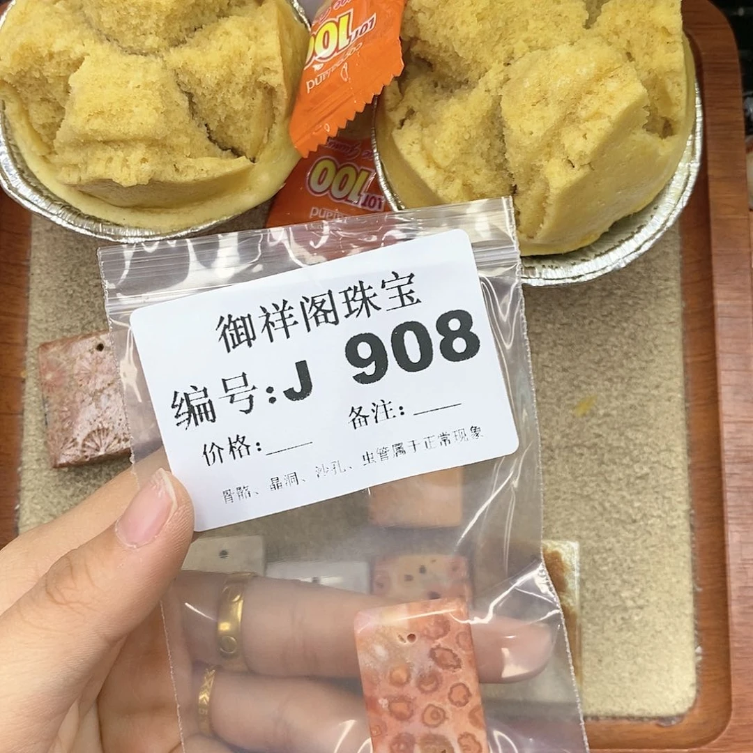 硅化珊瑚（珊瑚玉）颈饰未镶嵌用****2