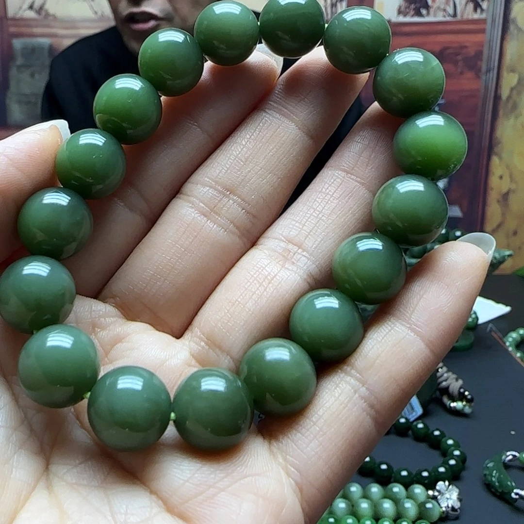 和田玉手串未镶嵌