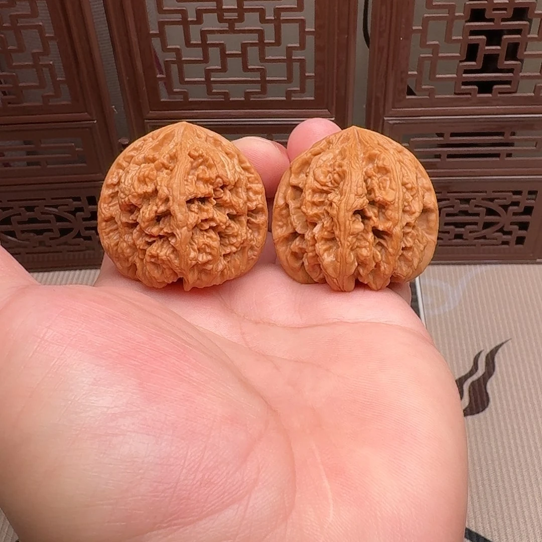 文玩核桃把件43尺大粗筋