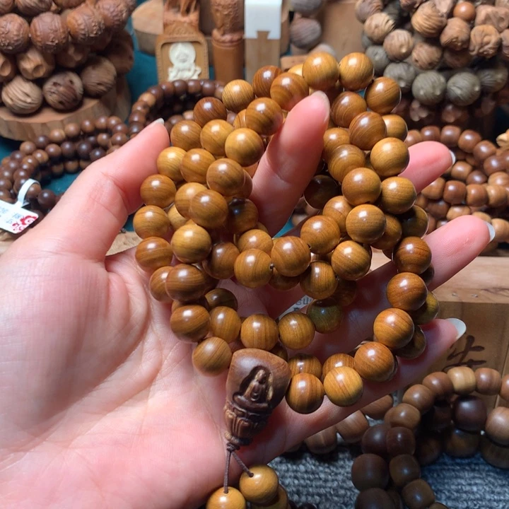 檀香木手串/手链老山檀香1.0多沉水