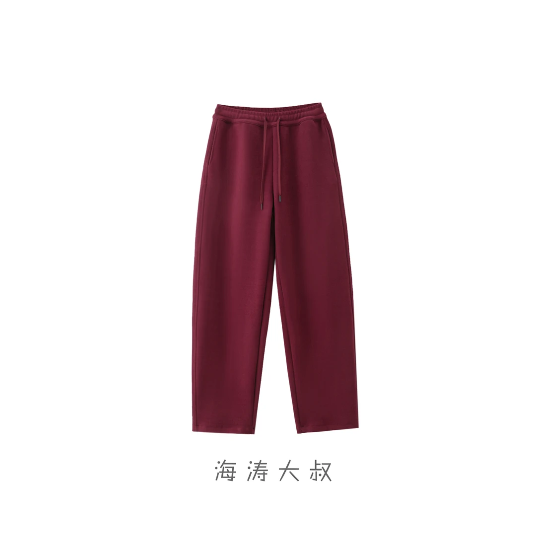 【海涛大叔】慵懒老钱风遮胯藏肉石墨烯复古香蕉阔腿裤 SK6095