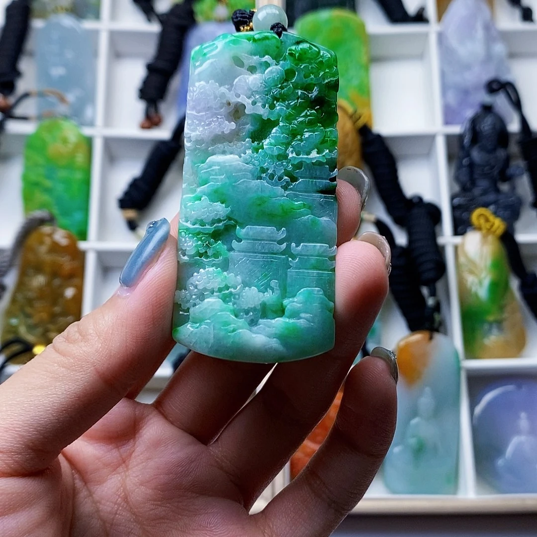 翡翠未镶嵌颈饰翡翠A货