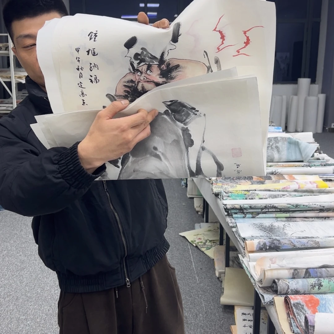 国画纯手绘字画宣纸