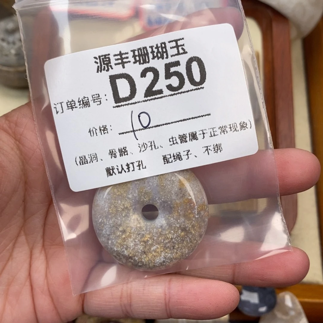 硅化玉颈饰未镶嵌n***1