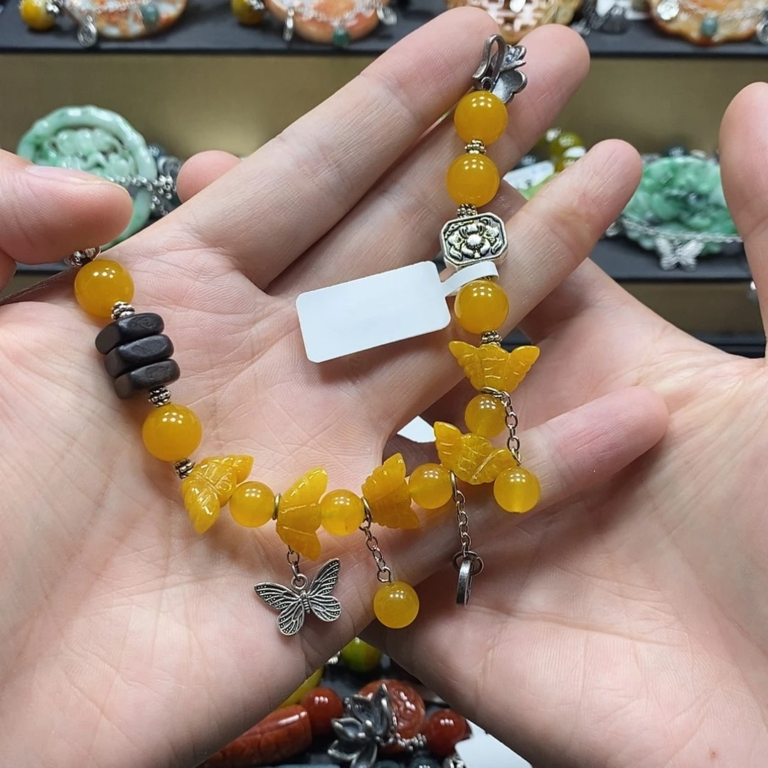 翡翠未镶嵌手链手链