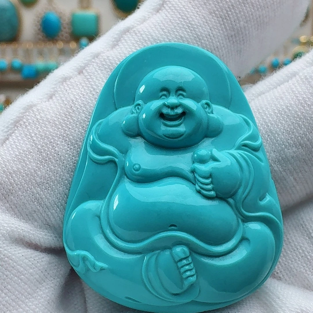 绿松石未镶嵌颈饰