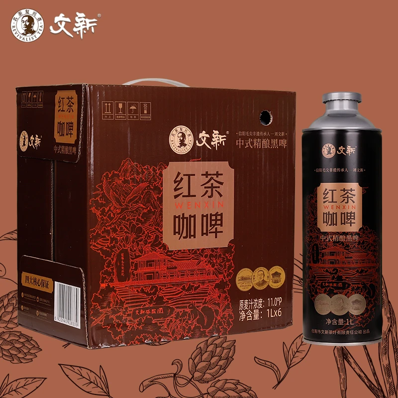文新红茶咖啤1L*6瓶装