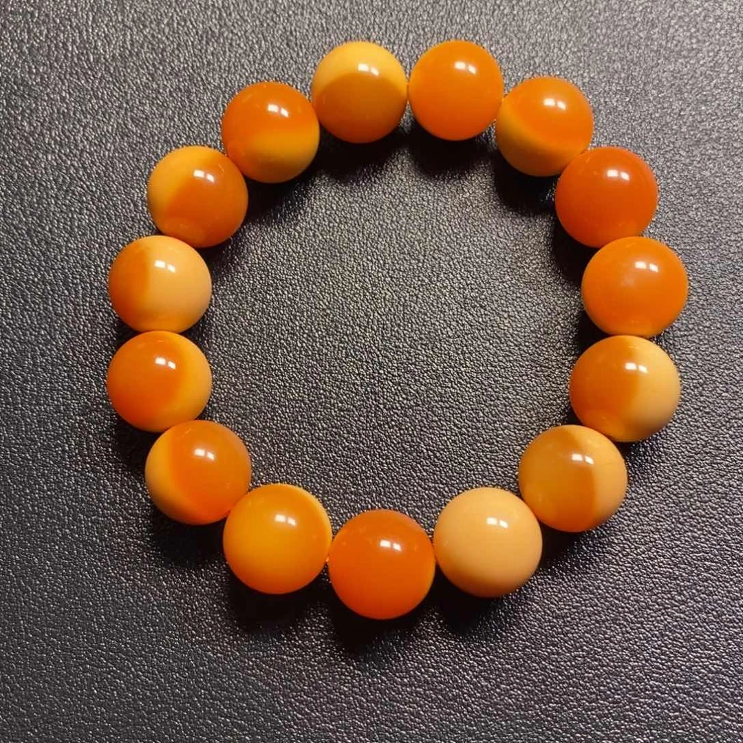 2***7石英质玉（缅黄）未镶嵌颈饰