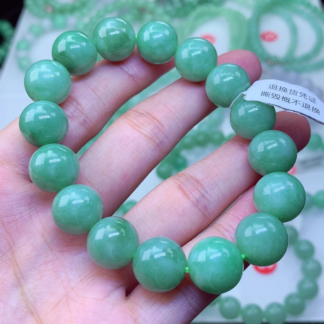 翡翠未镶嵌毛衣链卡13