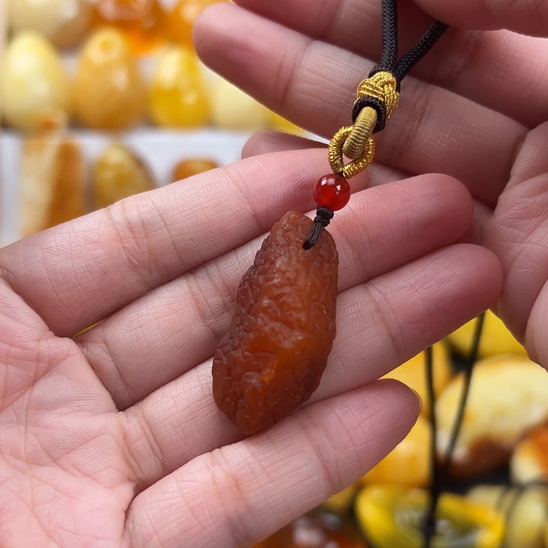 蜜蜡颈饰未镶嵌蜜蜡