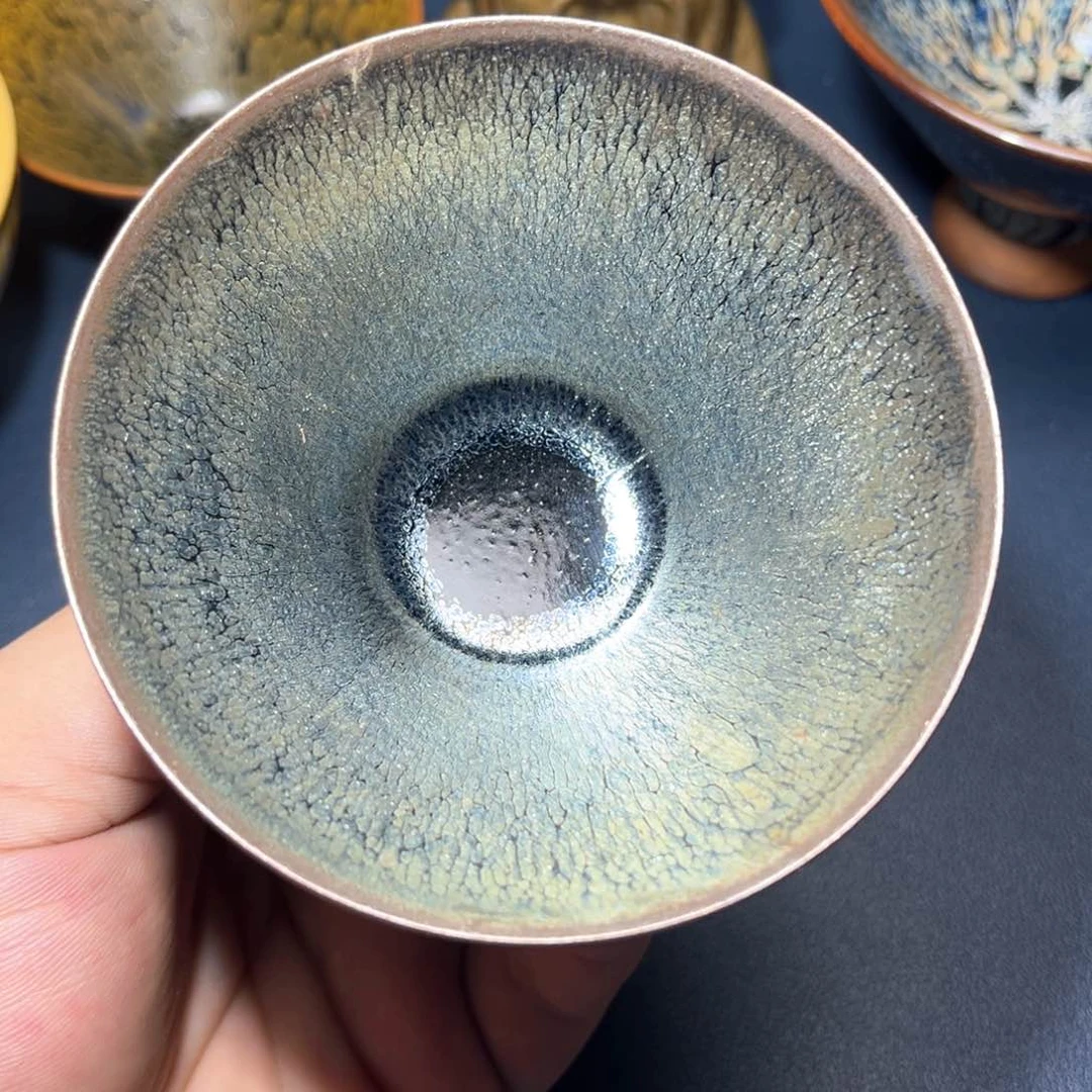 茶盏建盏手握泡茶主人杯