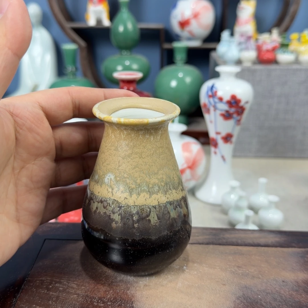 陶瓷手工小花器摆件