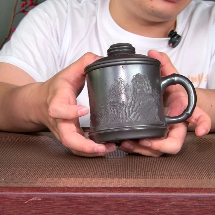 茶杯紫砂高货放漏