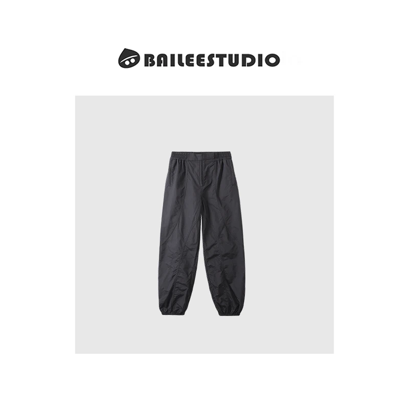 【柏栗良品】春装新品~韩范重工定制百搭显瘦束脚休闲裤98220