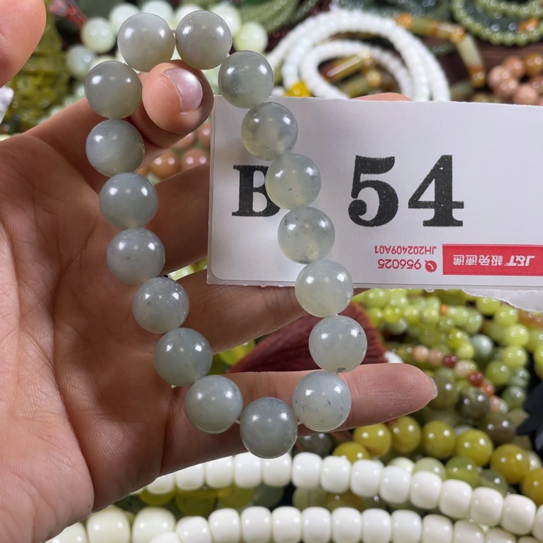 未镶嵌蛇纹石玉手链