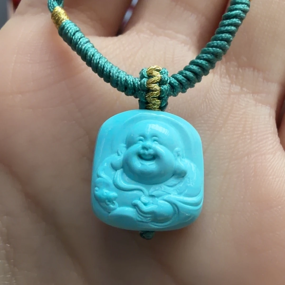 绿松石未镶嵌颈饰