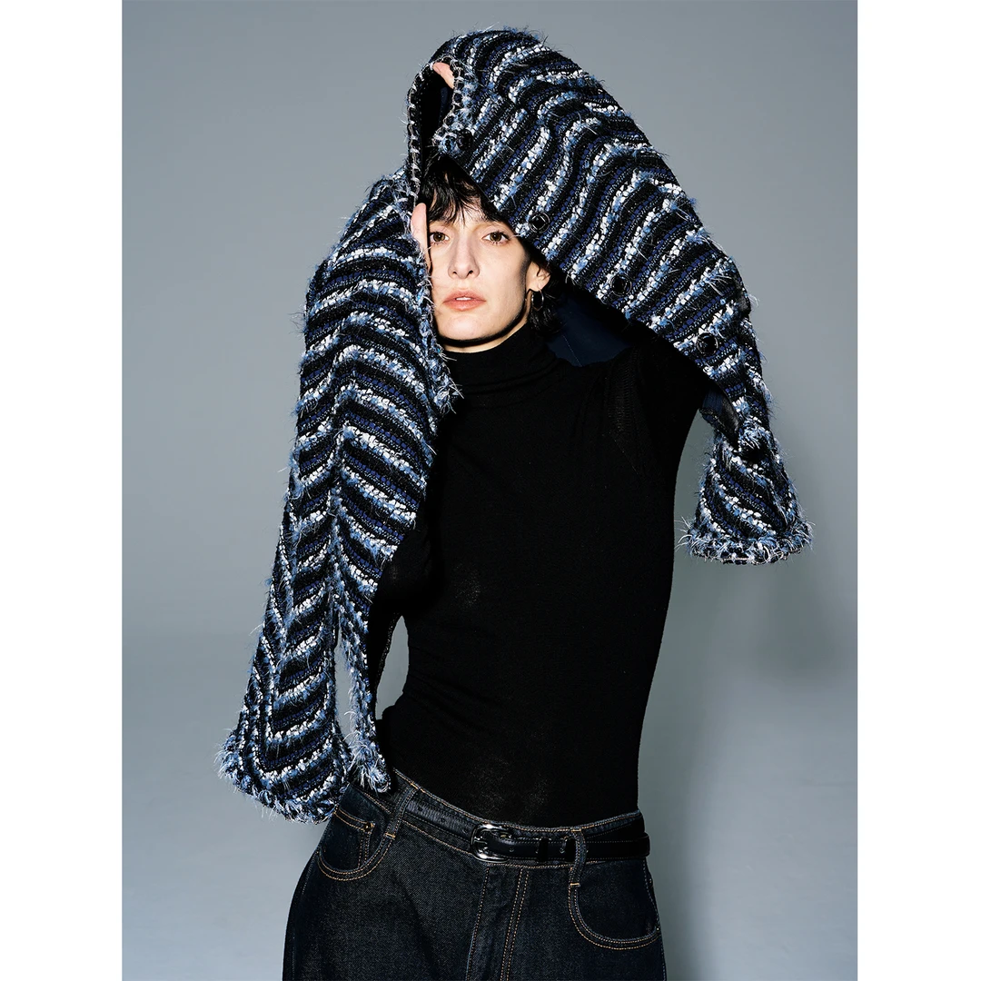 Ayuko｜紫标系列/意大利进口Ubertino 奢级高定粗花呢小香风外套