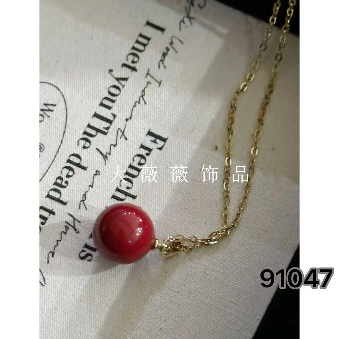 铜合金项链 高级感爱心项链-91047