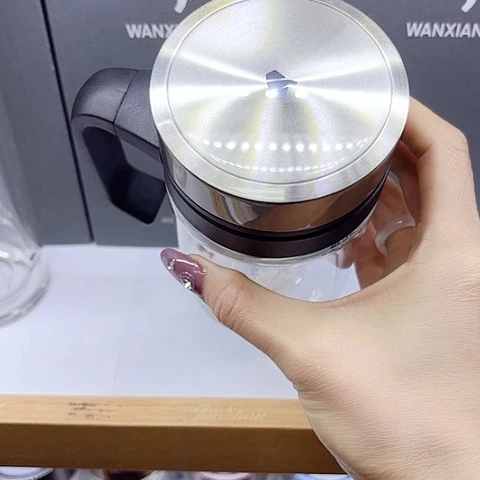 万象品牌玻璃U219，500毫升钛银
