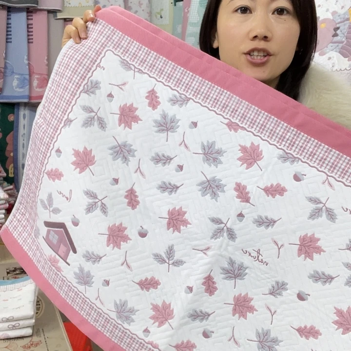 棉特价促销粉色枫叶