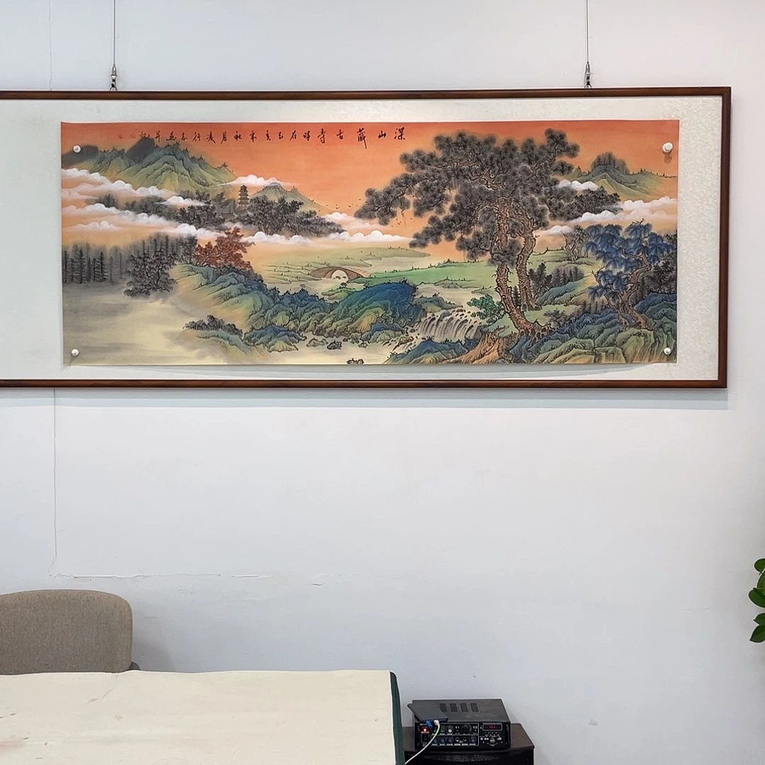 国画凌行志手绘作品