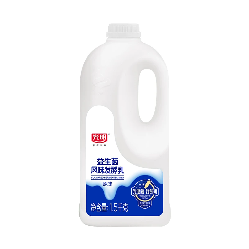 光明益生菌风味发酵乳（原味）1.5kg/桶