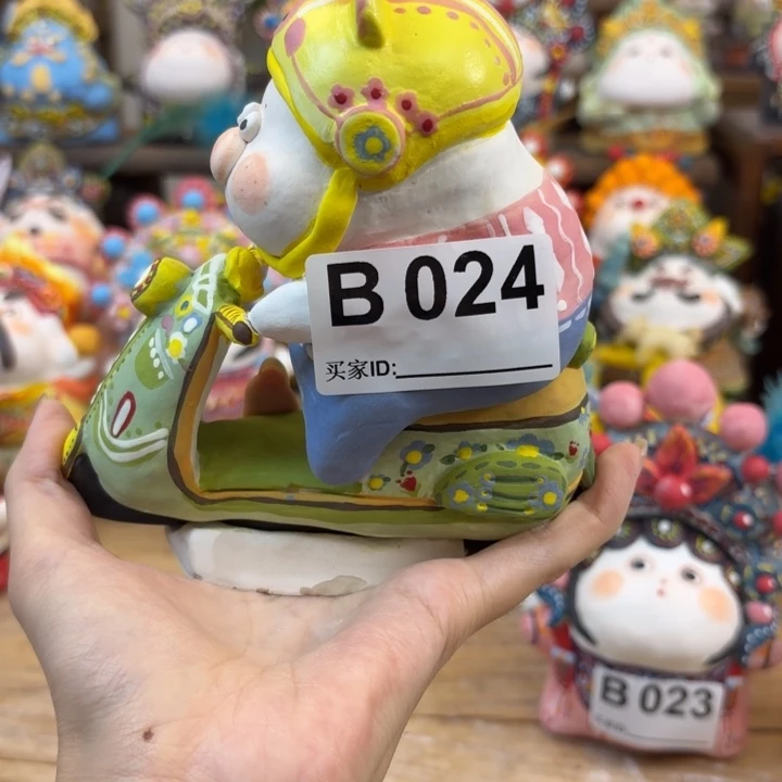 陶瓷手捏陶艺摆件