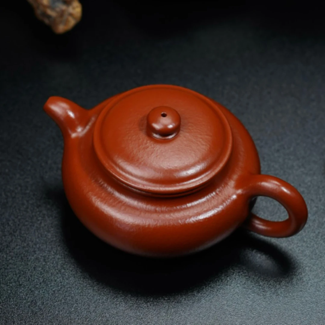 座有兰言·仿古·全手工·240cc 原矿30目粗砂老朱泥