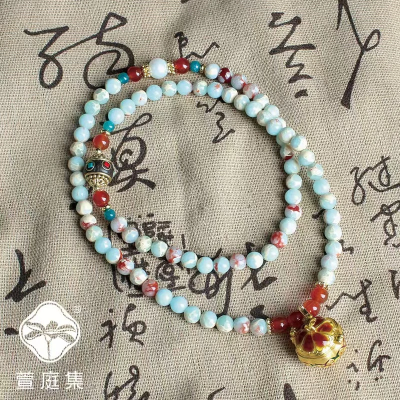 【鲍莉专场】寿山石0.6百搭长链南瓜香囊吊坠脖挂