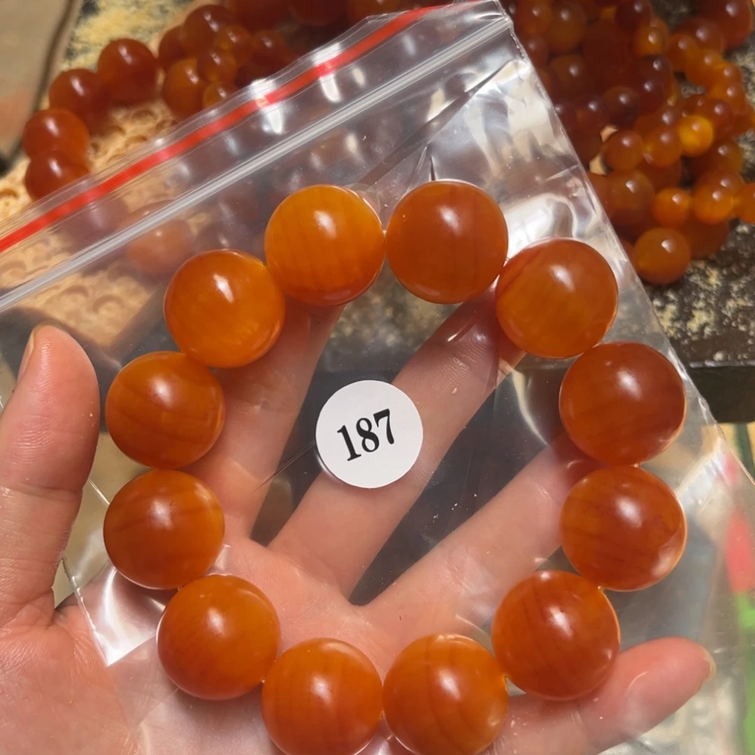 松木（琥珀木）手串/手链馨***馆187号2.1包浆