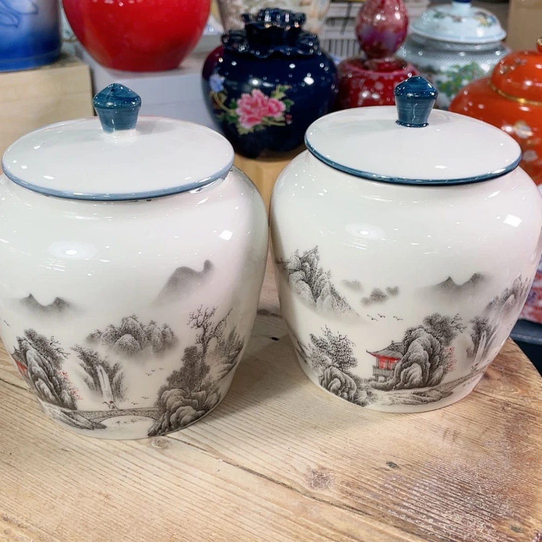【闪购商品】罐陶瓷茶叶罐密封罐