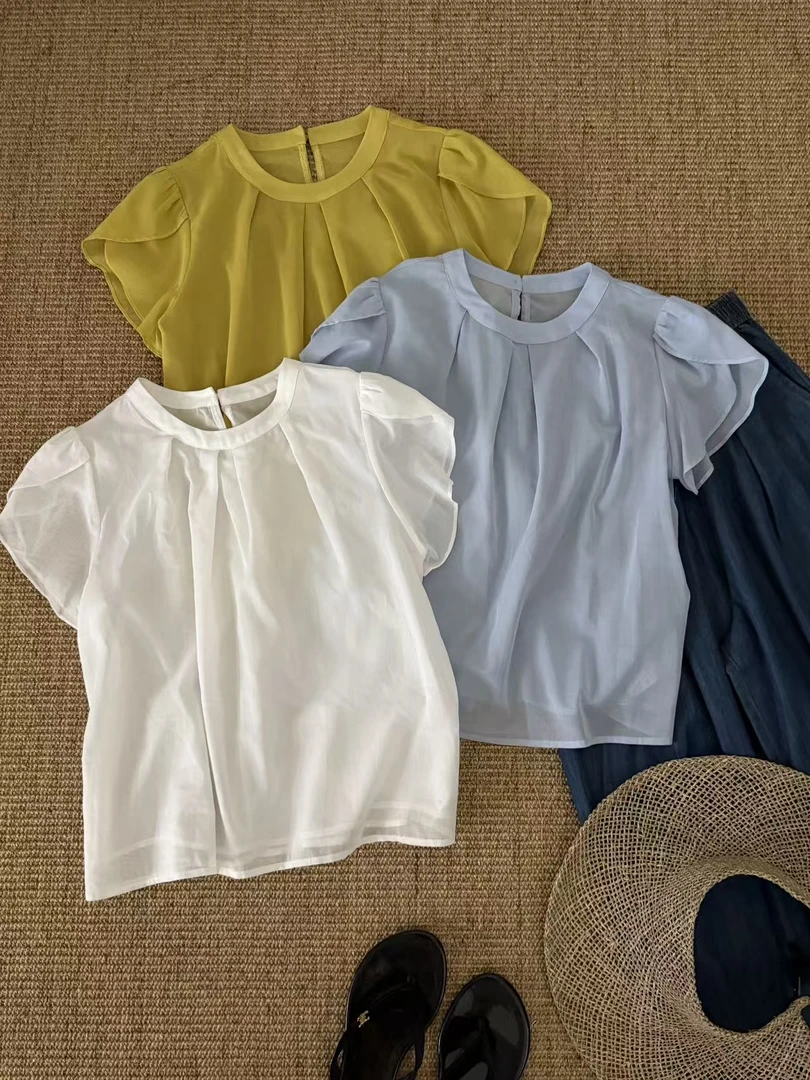 6769土布鱼夏季薄款棉麻小衫