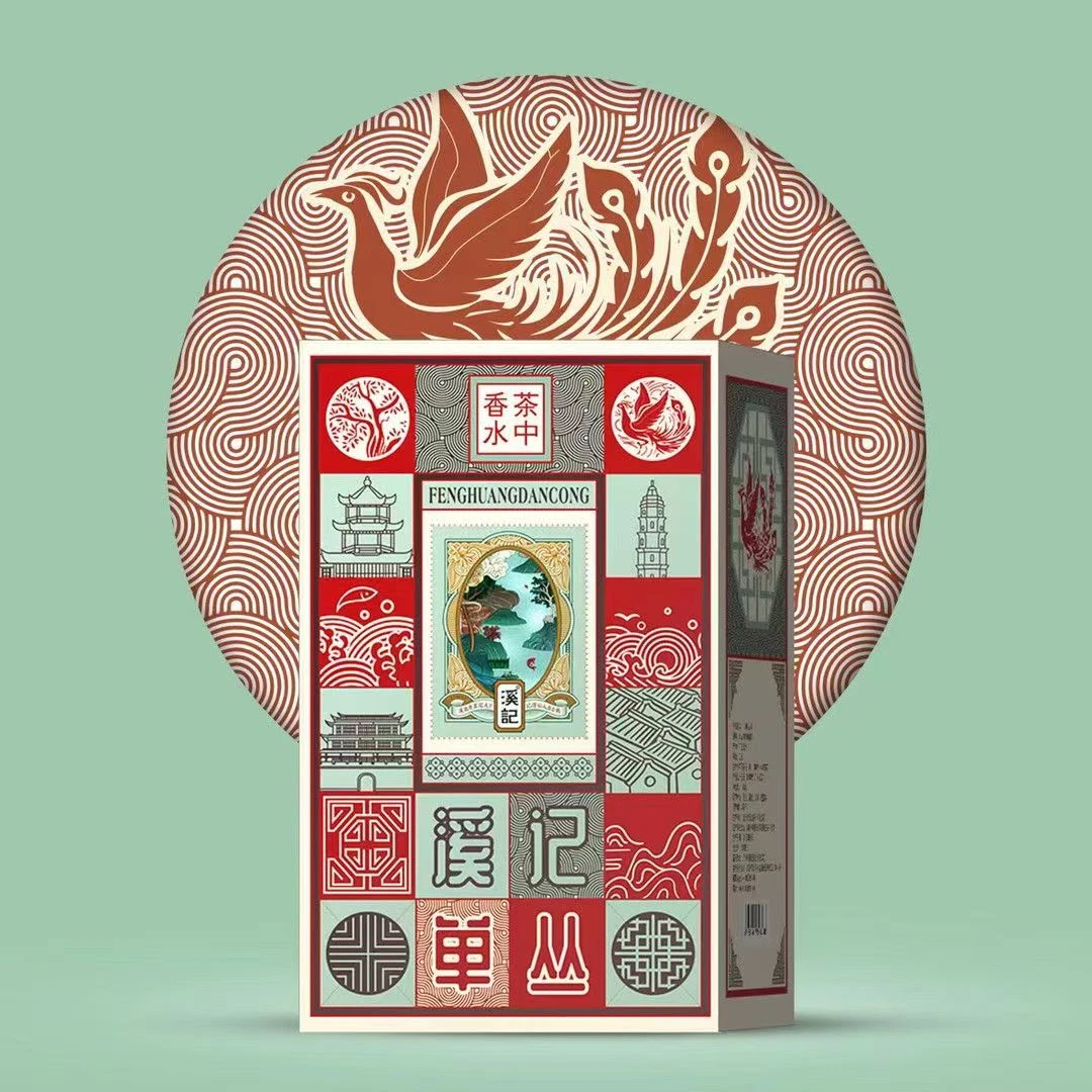 和德元溪记新品蜜兰单丛茶叶凤凰单丛春茶蜜兰香纸盒散茶包装180g