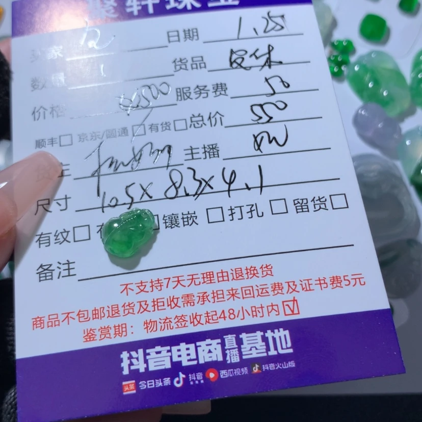 【闪购商品】翡翠颈饰未镶嵌包**大