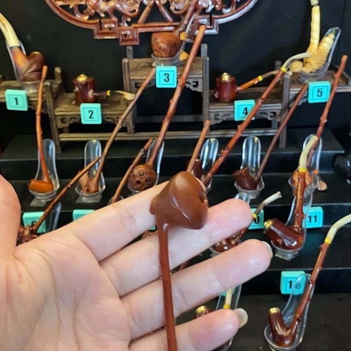 2***3大叶紫檀（黑酸枝木类）檬子木烟斗