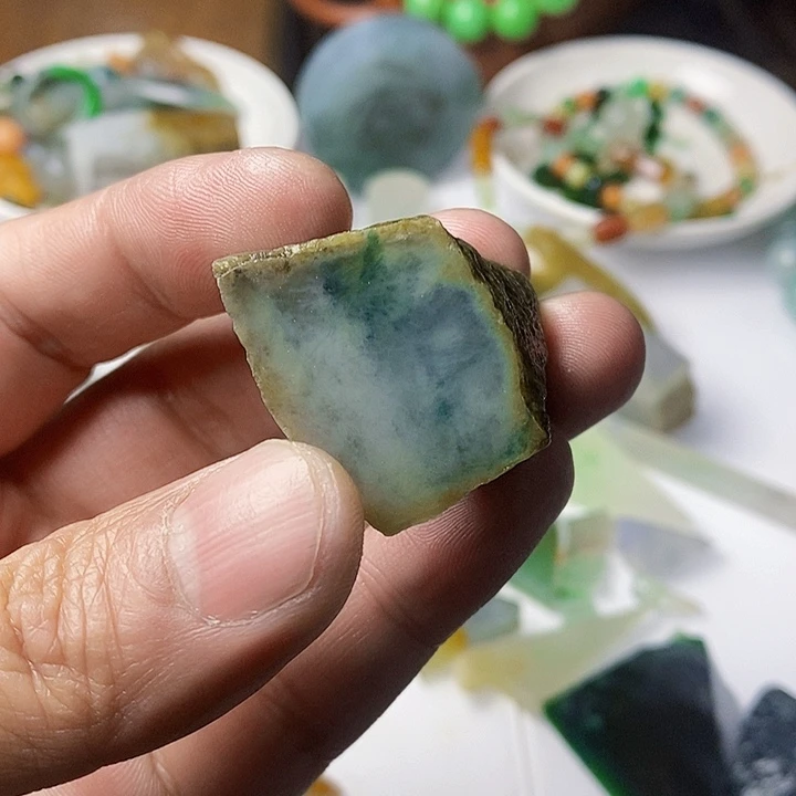 翡翠散珠天然翡翠A货