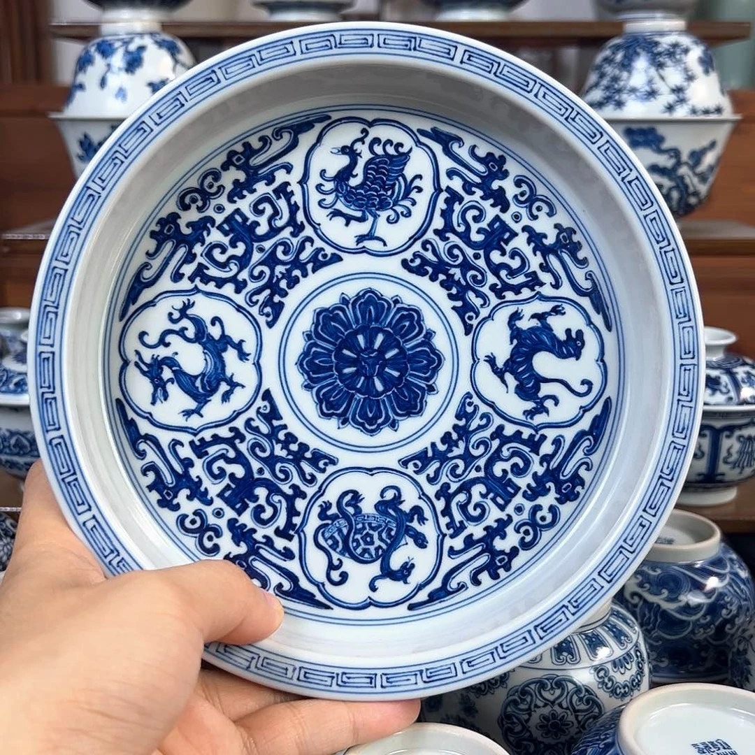 微微瑕七折四大神兽壶承