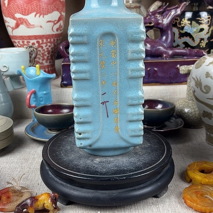 摆件瓷器好漂亮哦