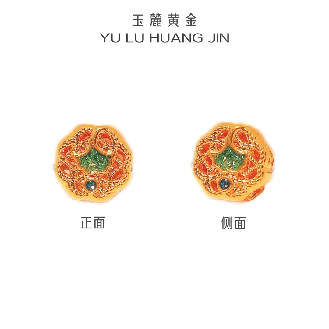 玉麓黄金 足金999幸运锦绣5D款气质百搭（定价）