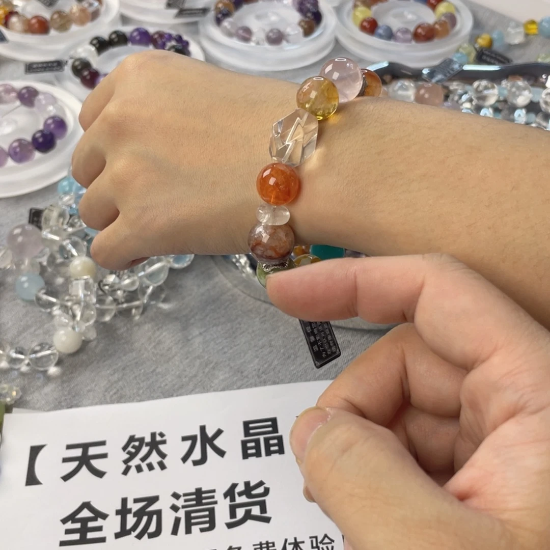 手链银S925镶嵌水晶