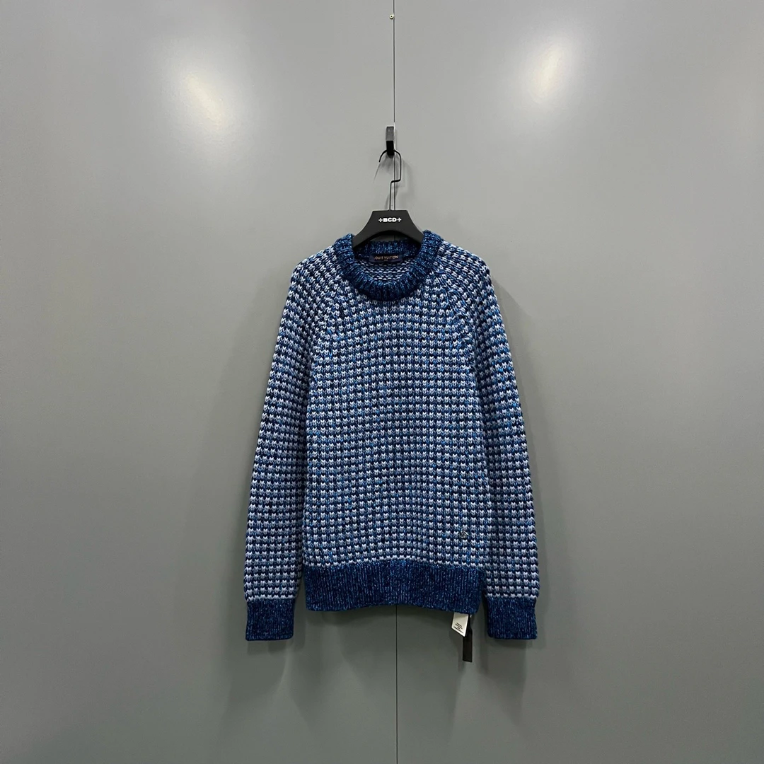 99新 LouisVuitton/路易威登 楠1 017406 lv 混色针织毛衣 XL码