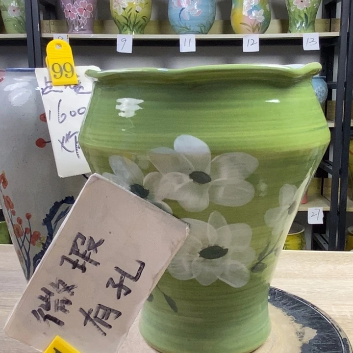 景德镇高温陶瓷花盆